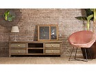 Mueble TV antiguo de madera abeto 160 cm