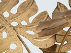 Figura decorativa hojas de hierro dorado Alt. 130cm