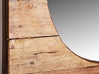 Espejo cuadrado madera de Mahogany efecto envejecido