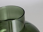 Jarrón verde de cristal