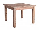 Mesa cuadrada de madera vintage
