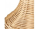 Lámpara de techo de rattán natural