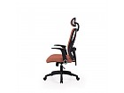 Silla de oficina giratoria con reposabrazos y reposacabeza