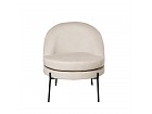 Butaca de sillón redondo con respaldo