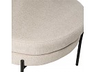 Butaca de sillón redondo con respaldo