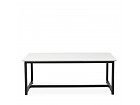 Conjunto exterior mesa centro, sofá y butacas negras
