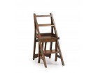 Silla escalera plegable de madera