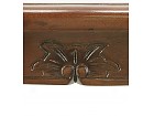 Conjunto tres mesitas madera de Caoba
