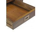Mesa de centro cuadrada colonial con 1 cajón