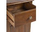 Mesita de noche madera de Caoba un cajón y una puerta