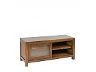 Mueble TV colonial con 3 cajones y puerta