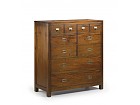 Cómoda 10 cajones madera de Caoba