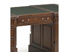 Escritorio vintage madera de Caoba, seis cajones y una puerta 