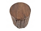 Mesita troncos madera de Teka