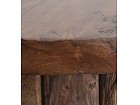 Mesita troncos madera de Teka