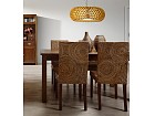 Silla Rattan y madera