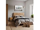 Cabecero Rattan cuadros 165 cm