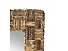 Espejo Rattan cuadros 150 cm