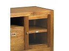 Mueble bajo para TV de madera de mindi