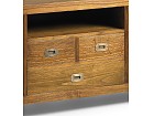 Mueble bajo para TV de madera de mindi