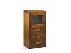 Mueble auxiliar tres cajones y puerta abatible