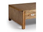 Mesa de centro cuadrada 4 cajones