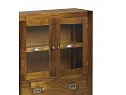 Aparador madera de Mindi 5 cajones y dos puertas
