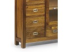 Aparador madera de Mindi 5 cajones y dos puertas