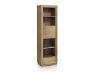 Librería estrecha madera de Mindi