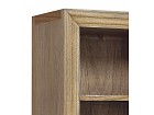 Librería estrecha madera de Mindi