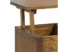 Mesa de centro elevable con dos cajones