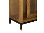 Vitrina con puertas correderas de cristal