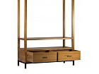 Mueble auxiliar colgador con dos cajones
