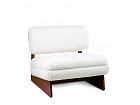 Sillón tapizado Lana estructura madera