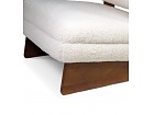 Sillón tapizado Lana estructura madera