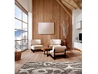 Sillón tapizado Lana estructura madera