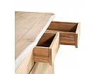 Aparador minimal de madera de teka con puertas y cajones