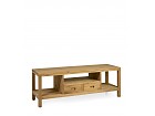Mueble Tv madera de Teka con dos cajones