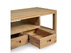 Mueble Tv madera de Teka con dos cajones