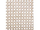 Silla con respaldo de rejilla y asiento tapizado