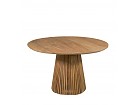 Mesa comedor redonda madera teca
