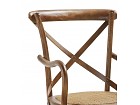 Sillón madera de Roble combinado con Ratan