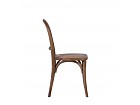 Silla madera de Roble con rejilla en respaldo
