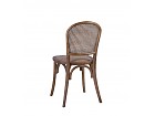 Silla madera de Roble con rejilla en respaldo