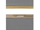 Silla de jardín plegable de madera y tela