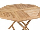 Conjunto de mesa y 4 sillas de madera de teca