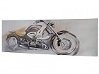 Cuadro óleo moto marrón