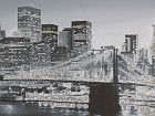 Cuadro puente de Brooklyn digital y óleo brillo