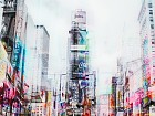 Cuadro digital sobre vidrio Nueva York