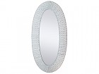 Espejo metal oval blanco 154 cm